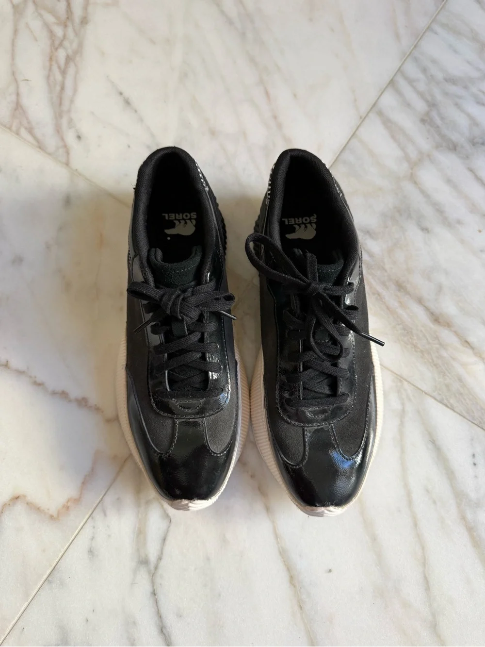 Sorel Waterproof Sneakers ONA BLVD Classic Jet Black Women’s Size 9.5